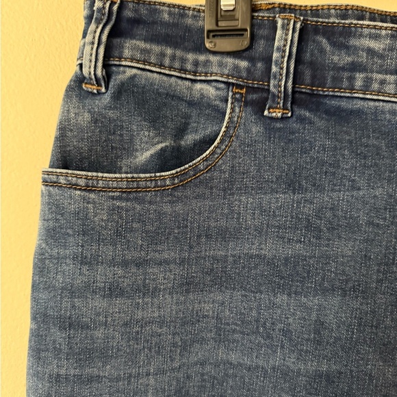 Boston Proper Dark Blue Flare Jeans, size 16, Stretchy!, EUC - Picture 5 of 9